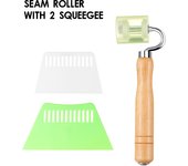 Useful Sculpture Engraving Cutter Non-slip Knife Squeegee Seam Roller Film Scraper Kit Wallpaper Tools