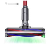 Vacuum Head for Dyson V7 V8 V10 V11 V15 Vacuum Cleaner Floor Nozzle Brush Head with LED, Illuminates Hidden Dust