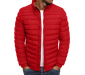 Fashionable winter jacket, h neck, warm windbreaker, men's casual street jacket