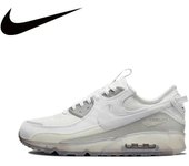 Leten New Air Max 90 Terrascape Low Men's Women's Sneakers Breathable Comfortable Casual Shoes White and Red zapatos de trabajo