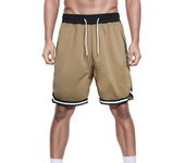 Pantalones cortos de baloncesto de estilo americano de corte holgado de verano para hombre, malla fina, secado rápido para deportes, correr y ropa informal