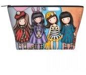 Santoro Gorjuss Doll Makeup Bag For Women Travel Cosmetic Organizer Cute Cartoon Girl Storage Toiletry Bags