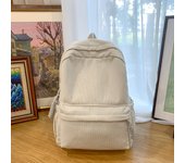 Mochilas Mujer de Pana Elegante 20L - Diseño Minimalista Versátil para Universidad, Viajes y Uso Diario | Ligera y Resistente
