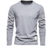Tendencia casual deporte exterior cuello redondo algodón legging top
