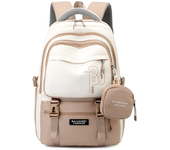 Baijiwei-mochilas escolares impermeables con monedero para niñas adolescentes, mochilas escolares con estampado