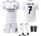 Adult 2324 Real Madrid Home Jersey No. 9 Mbappe 5 Bellingham 7 Vinicius Football Uniform Sports Men's Suit