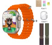 2025 New HK9 Ultra 2 MAX Smartwatch Bluetooth Call Heart Rate Detection Sports Mode Flashlight 1GB Memory AMOLED Compatible with Android IOS Smartwatch