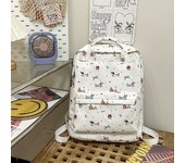 Mochila, gran capacidad, universidad, estudiantes en clase, perro salchicha, mochila escolar, bolso de computadora, dibujos animados, mochila, lindo