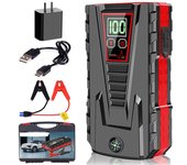 99800mAh Arrancador de batería portátil para coche, dispositivo de arranque automático de gasolina y diésel, batería de emergencia de, pico de 5000A, cargador de Banco de energía de 12V
