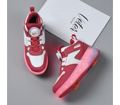 Children's Classic style4-Wheel Dual-Use Roller Skates With Detachable Wheels Sneakers for Boys And Girls Shoes