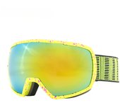 Nuevo equipo de invierno resistente a los impactos de doble capa gafas de esquí de protección ocular antivaho y anti-ultravioleta esférica para exteriores
