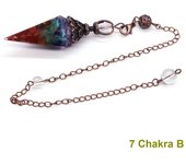 Crystal Healing Stone Quartz Pendulums Spiritual Hexagonal Pointed Resin Witchcraft Supplies Balancing Accessories Divination