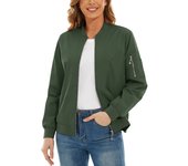 MAGCOMSEN Women's Waterproof Outwear Coats Bomber Jackets