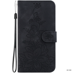 Conveniente carcasa de teléfono móvil antideslizante para Samsung Galaxy S24 a80 a90 a10s plus, con tapa de cuero estampado de l