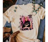 Tomorrow Will Be Nice Karol g Tee women anime funny top girl manga streetwear comic clothing
