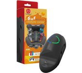 TOPWOLF  6 in 1 Charging Station for Switch joycon/switch pro controller