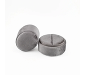 Flannel Jewelry Box Oval Ring Box Simple and Exquisite Velvet Jewelry Box Double Rings Box for Wedding Gift Wrap Packaging
