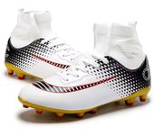 2025 Custom High-Top Soccer Boots Football Shoes Men Indoor Outdoor Quality Assurance Crampons for Winter Summer Seasons