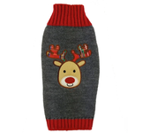 Warm Pet Clothes for Small Medium Dogs Winter Dog Sweater Christmas Pet Clothing Knitted Costume Coat Cartoon Striped Clothes