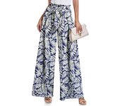 Women's loose pants High Waisted Waistband Palazzo Trousers