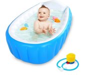 Baby Inflatable Bathtub With Air Pump Children Anti-Slippery Swimming Pool Foldable Travel Air Shower Basin Seat Baths Big Size(