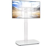 Soporte TV Pie para TV de 32-65 Pulgadas de Plasma LED LCD, Soporte TV Suelo con Giratorio y Altura Ajustable hasta 35 Kg, VESA Máx 400x400mm