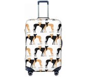 Custom Frenchie Dog French Bulldog Travel Lage Dust Proof Suitcase Cover Protector Fit 18-32 Inch