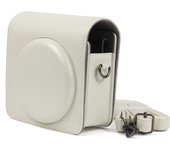 Pearly Lustre PU Leather Case Bag for FUJIFILM Instax SQUARE SQ6 Camera with Adjustable Shoulder Strap