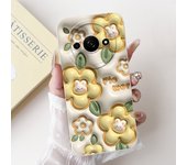 For Funda Xiaomi Redmi A3 Case 2024 Popular Flower Art Painted Soft Cover For Xiaomi Redmi A3 4G Shockproof Liquid Silicone Case