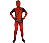 Halloween Costumes Kids Adult Cosplay Party Deadpool Costume Bodysuit Onesie