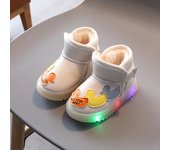 1-6 años de edad 3 niños botas de nieve apiladas zapatos de algodón engrosado bebé niño zapatos marea