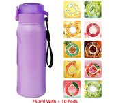 Air UP Thermos Water Bottle With 10 Flavor Pods Set, 750ml Alr Up With Straw 0 Sugar Fruit Fragrance Cup For School Outdoor Gym