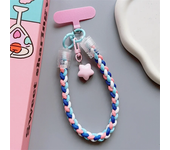 Mobile Phone Strap Short Wrist Strap For Men And Women Cute Cartoon Star Pendant Phone Case Strap