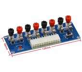 XH-M229 Desktop PC Chassis Power ATX Transfer to Adapter Board Power Supply Circuit Outlet Module 24Pin Output Terminal 24 pins