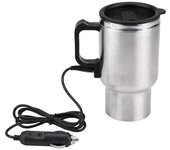 12v Mug Coffee Heater For Car, Stainless Steel Car Heating Kettle Travel Heating Cup Electric Thermos Plug Kettles Boiling Car Coffee Mug Heater with