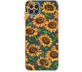 For Samsung Galaxy M32 Case Cover Soft Silicone TPU Back Cover For Samsung M32 M 32 SM-M325F Flower Clear Funda Phone Case