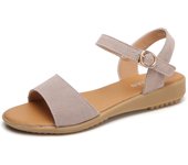 Women's summer flat sandals.