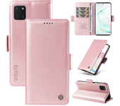 Capas funda de cuero antideslizante para Samsung Galaxy note10 Lite a81 a91 S10 Lite M10 A10 SM g770f a105f m105f billetera clip