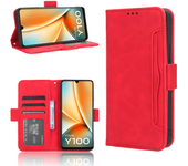 For Vivo V20se Y27 Y36 X50 Y70 2020 Y78 Y100 Pro 4G 5G Solapa Billetera De Ranura Múltiple
