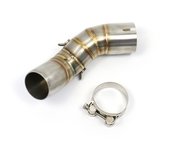 Z900 Slip-on Motorcycle Exhuast Middle Link Pipe Escape Muffler Adapter Connect Pipe Catalytic Delete Z 900 Stainless steel