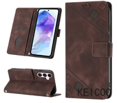 Carcasa De Soporte De Billetera Antiarascado Para Samsung Galaxy A33 A55 A73 5G Solapa Enchufable Carcasa De Teléfono Móvil