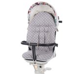 Colchoneta Silla Paseo, Cojín Carro Bebe, Almohadillas de algodón para cochecito, alfombrilla de asiento de coche, encantadores