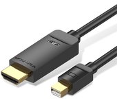 Vention Mini DisplayPort to HDMI Cable 4K HD Mini DP to HDMI Adapter for MacBook Air PC iMac TV Projector Thunderbolt 2 to HDMI