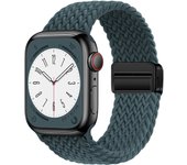 Braided Strap For Apple Watch 44mm 40mm 45mm 49mm 41mm 38 buckle Bracelet iWatch Series se 7 3 6 8 9 Ultra 2 Magnetic Band