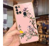 Maple Leaf Couple Heart Cases For Samsung A21s Case Silicone Cover Samsung Galaxy A21s SM-A215F Camera Protection Casing Soft
