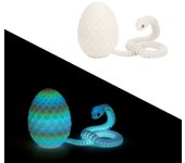 Creative 3D Printed Snake Toys All-in-one Molding Candy Color 3D Printed Snake Egg Flexible Snake Egg