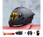 Casco moto modular hombre mujer aire libre seguro Equipo Protector trail rally