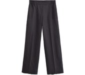 OUWU- Las Mujeres De Un Solo Pecho De Solapa De Manga Corta Corbata Camisa Adornada Calle Commuter Pantalones Elegante Color Sólido Traje Casual Tarjeta Verde Temperamento Conjunto De Dos Piezas
