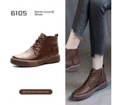 Botas ajustadas populares de otoño e invierno Maillard Botas cortas Botas de caballero marrón versátiles