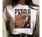 Pedro Pascal t shirt women streetwear anime summer Tee girl streetwear clothing